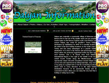 Tablet Screenshot of dalyan-information.com